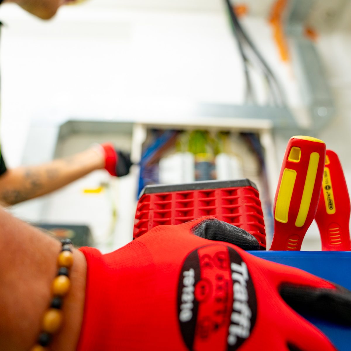 electricians tools box