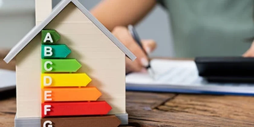 epc rating house model on a table