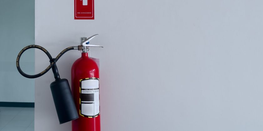 fire hydrant mounted on wall